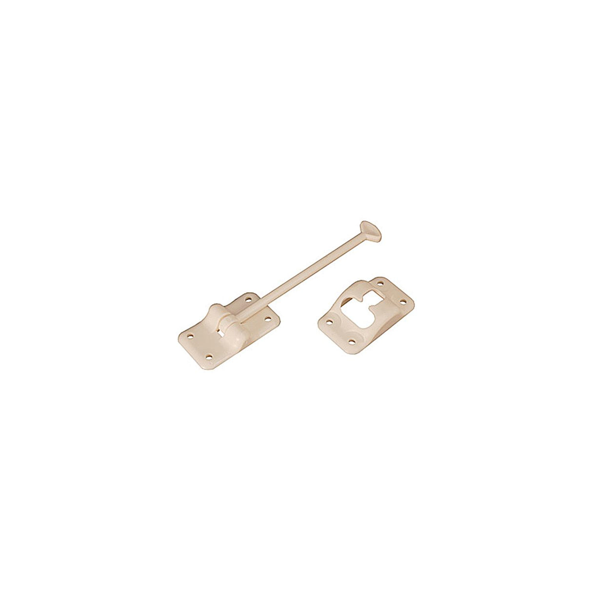 RV Designer Entry Door Holder - Plastic T - 6" - Col White - E237 - image 1