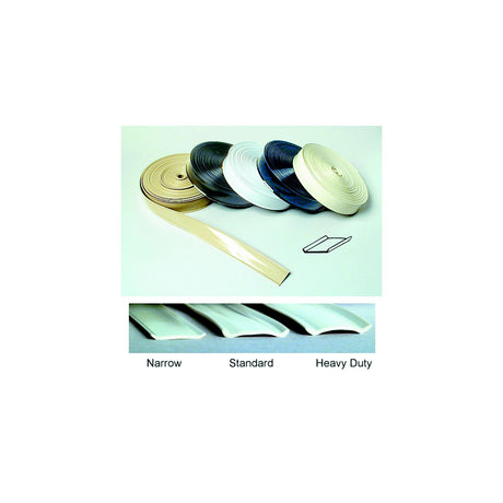 RV Designer Standard Vinyl Insert Trim Molding - 1" x 25' - Col White - E323