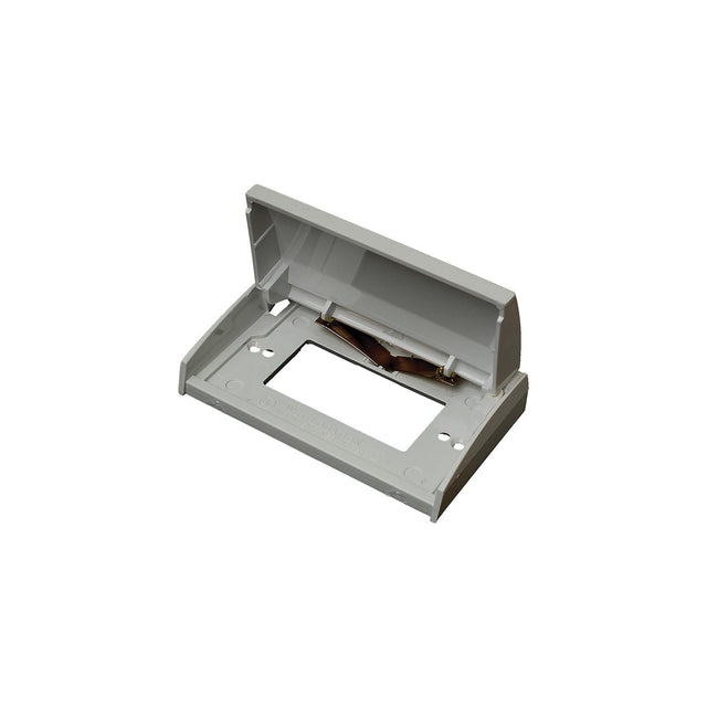 RV Designer White Weatherproof GFCI Outlet Cover - E465 - image 1