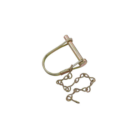 RV Designer Coupler Lock Pin w/ chain, 1/4" x 1-3/8" - H420 - image 1