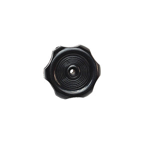 RV Designer Window Knob - Black - 1" shaft - H713 - image 1