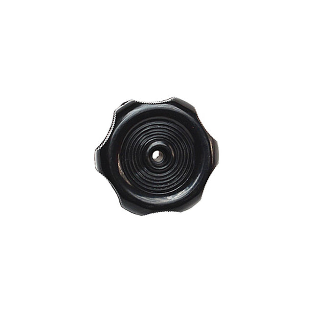 RV Designer Window Knob - Black - 1" shaft - H713 - image 1