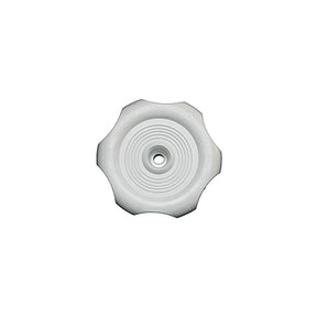 RV Designer Window Knob - White - 1/2" shaft - H715 - image 1