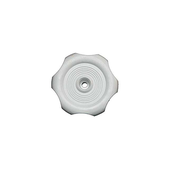 RV Designer Window Knob - White - 1/2" shaft - H715 - image 1
