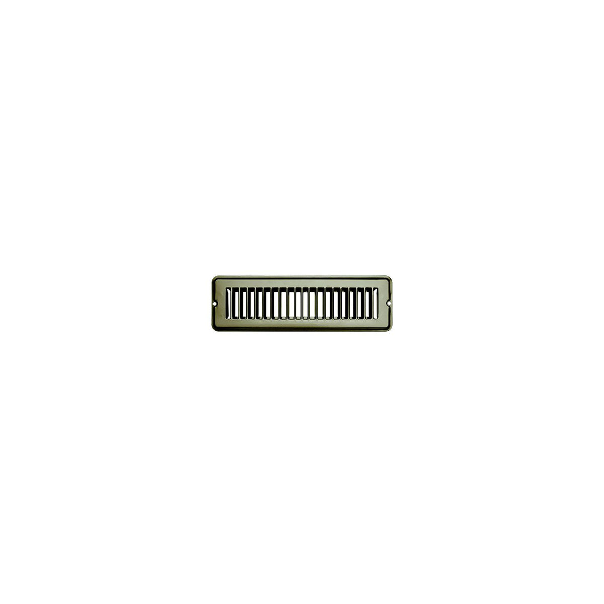 RV Designer Vent Register, Tan, Metal, Undamp 2"x10" - H870 - image 1