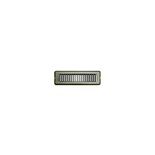 RV Designer Vent Register, Tan, Metal, Undamp 2"x10" - H870 - image 1