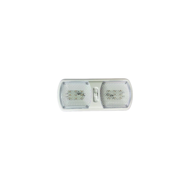 RV Designer LED 12V Pancake Double Light - L805 - image 1