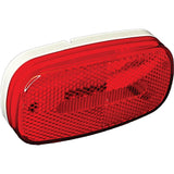 RV Designer L903 Oblong Reflex LED Marker Light, Red, White base - image 2