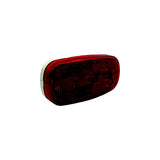 RV Designer L907 Oblong Reflex Incandescent Marker Light White Base, Red - image 2