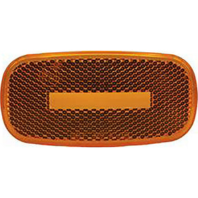 RV Designer L909 Replacement Lens, Oblong Reflex Marker Light, Amber LED - image 1