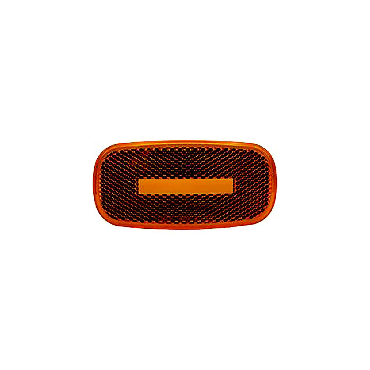 RV Designer L909 Replacement Lens, Oblong Reflex Marker Light, Amber LED - image 2