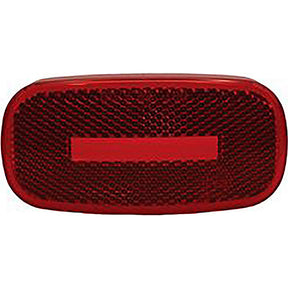 RV Designer L910 Replacement Lens, Oblong Reflex Marker Light, Red LED - image 1