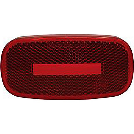 RV Designer L910 Replacement Lens, Oblong Reflex Marker Light, Red LED - image 1