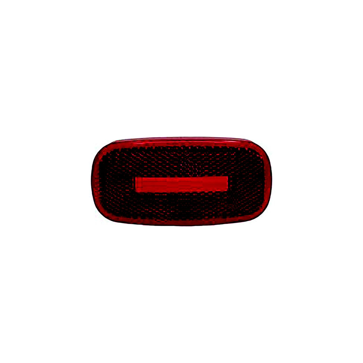 RV Designer L910 Replacement Lens, Oblong Reflex Marker Light, Red LED - image 2