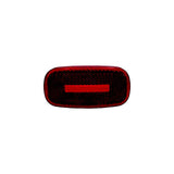 RV Designer L910 Replacement Lens, Oblong Reflex Marker Light, Red LED - image 2