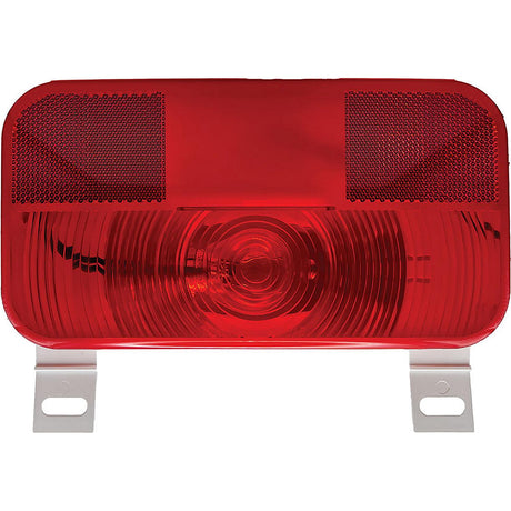 RV Designer L961 Incandescent Rectangular License Light & Bracket, Red, 8.5625" X 4.625" - image 1