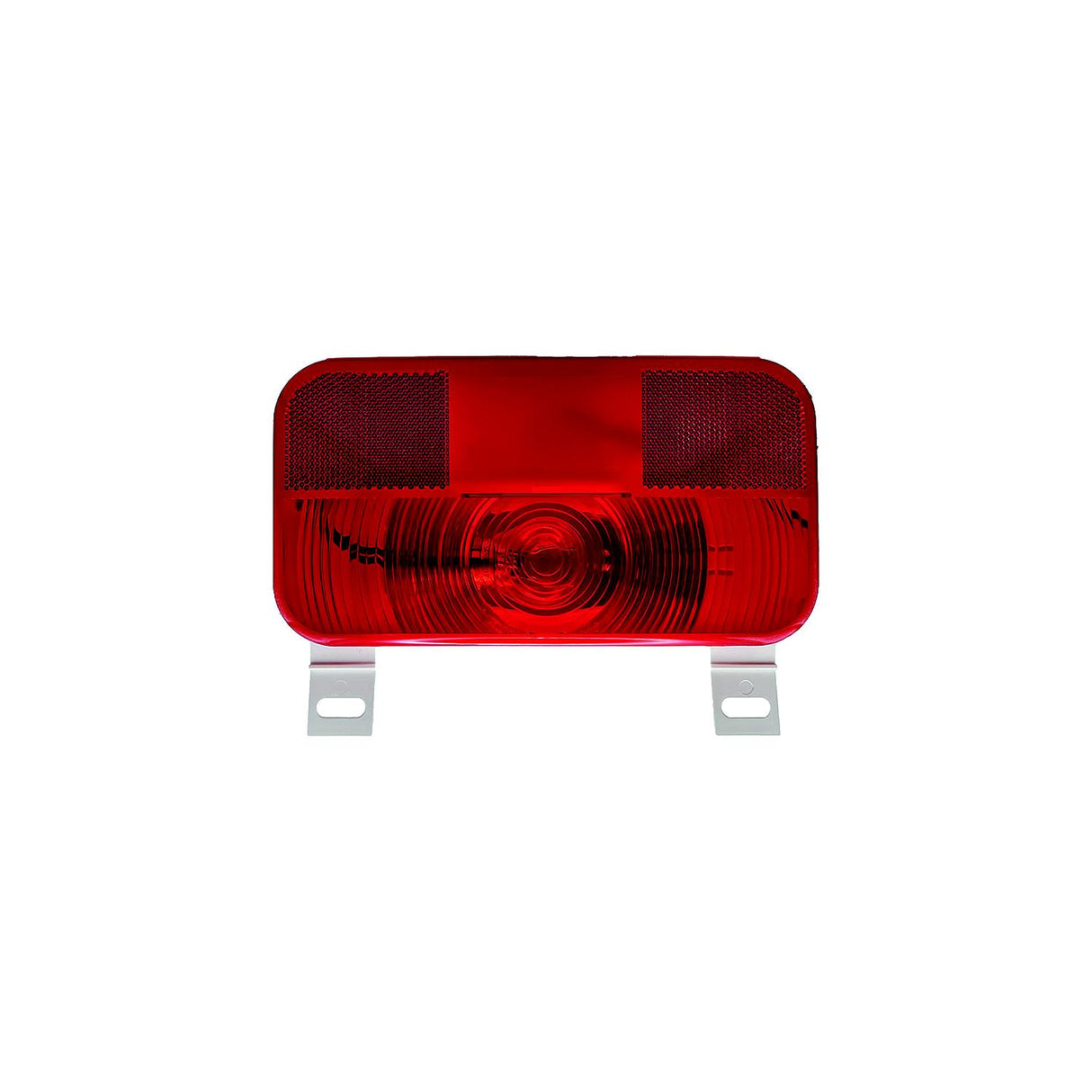 RV Designer L961 Incandescent Rectangular License Light & Bracket, Red, 8.5625" X 4.625" - image 2