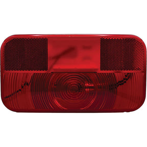 RV Designer L963 Incandescent Rectangular Tail Light With Reflex, Red, 8.5625" X 3.125" - image 1