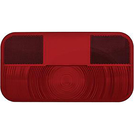 RV Designer L964 Replacement Lens for Incand. Rectangular Taillight with Reflex, Red - image 2