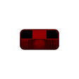 RV Designer L962 Replacement Lens for Incand. Rectangular License Light & Bracket, Red - image 1