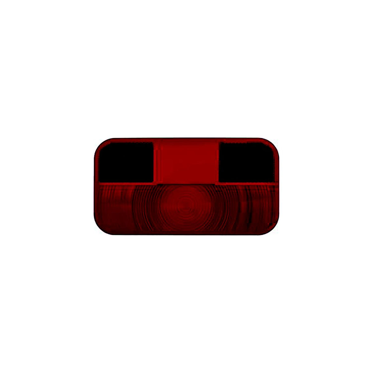 RV Designer L962 Replacement Lens for Incand. Rectangular License Light & Bracket, Red - image 1