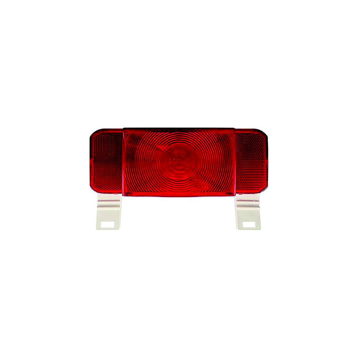 RV Designer L981 LED RV Combination Tail Light with License Illuminator, White Base, Red - image 2