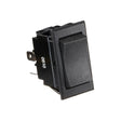 RV Designer Black Rocker Switch, 20A, 4 X Terminal, Momentary On/Off/Momentary On. Cut-Out 1.46" x 0.83" - DPDT - S221 - image 1