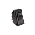 RV Designer Black Rocker Switch, 10 A, On/Off - SPST - Cut-Out .550" x 1.125" - S261 - image 1