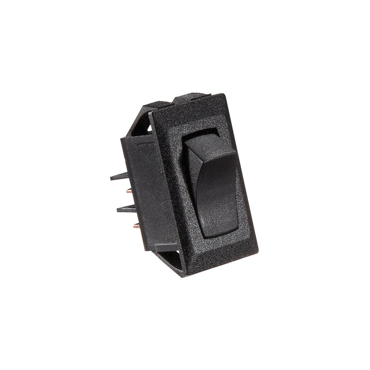 RV Designer Black Rocker Switch, 10 A, On/Off - SPST - Cut-Out .550" x 1.125" - S261 - image 1