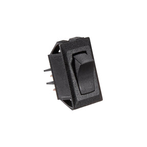 RV Designer Black Rocker Switch, 10 A, On/Off - SPST - Cut-Out .550" x 1.125" - S261 - image 1