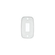 RV Designer White Single Mounting Plate - Cut-Out .550" x 1.125" - S381 - image 1