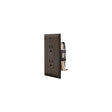 RV Designer "Self Contained" Black Dual Outlet w/Cover-Plate - S817 - image 1