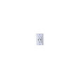 RV Designer AC Dual Outlet with Cover & 2 USB Charge Ports, White - S850 - image 1