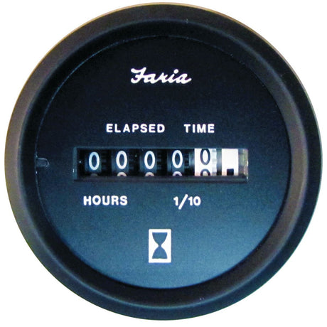 Faria Euro Black Gauges - Hourmeter - 12835 - image 1