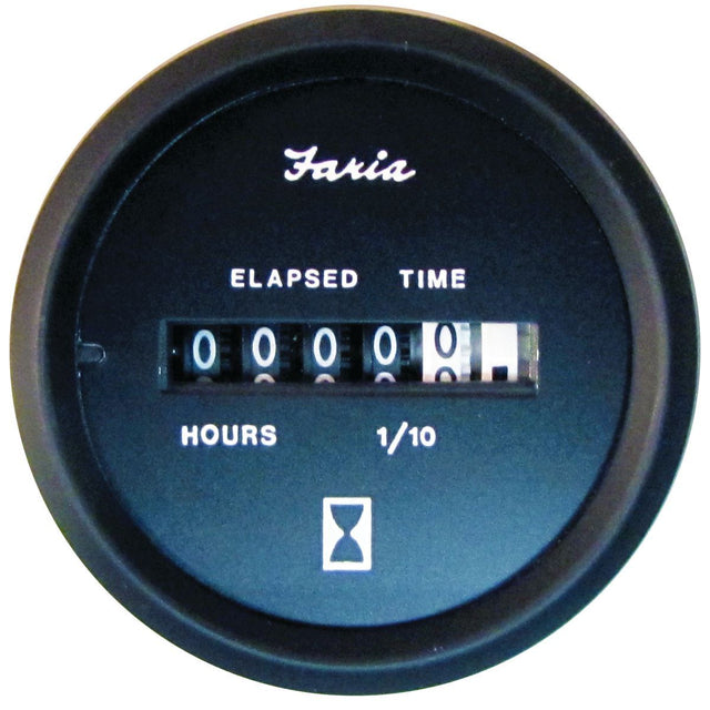 Faria Euro Black Gauges - Hourmeter - 12835 - image 1