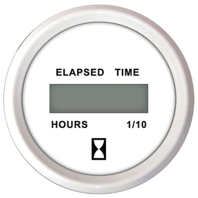 Faria Dress White Gauges - Hourmeter - 13130 - image 1