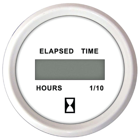 Faria Dress White Gauges - Hourmeter - 13130 - image 1