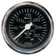 Faria Chesapeake Black Stainless Steel Gauges - Water Pressure Gauge Kit (30 PSI) - 13712 - image 1