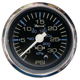 Faria Chesapeake Black Stainless Steel Gauges - Water Pressure Gauge Kit (30 PSI) - 13712 - image 1