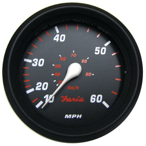 Faria Professional Red Gauges - Speedometer (60 MPH) - 34611 - image 1