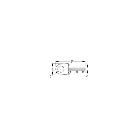 Sea-Dog Line Sea-Dog 0791331 Chrome Zinc Bow Eye - 3/8" - 079133-1