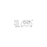 Sea-Dog Line Sea-Dog 079720 Weldable Bow Eye - Double, 3-15/16" - 79720