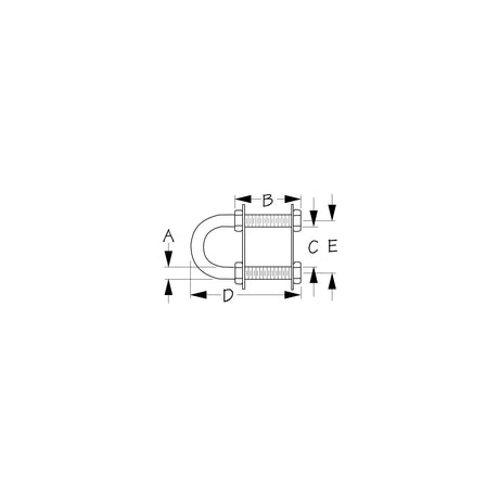 Sea-Dog Line Sea-Dog 0801351 Stern Eye - Stainless Steel, 3/8" - 080135-1