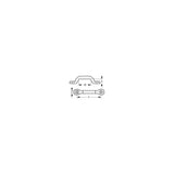 Sea-Dog Line Sea-Dog 0812611 Tie Down Eye Straps, Stainless, 1 pr. - image 1