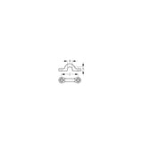 Sea-Dog Line Sea-Dog 0813101 Nylon Pad Eye, Black, 5/cd - image 2