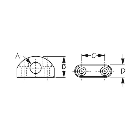 Sea-Dog Line Fairlead 3/8" Nylon - 82010