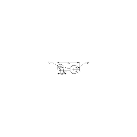 Sea-Dog Line Bronze Swivel Eye Bolt Snap - 139016-1