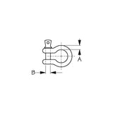 Sea-Dog Line Galvanized Anchor Shackle-5/16 - 147808 - official Sea-Dog Line product image 2
