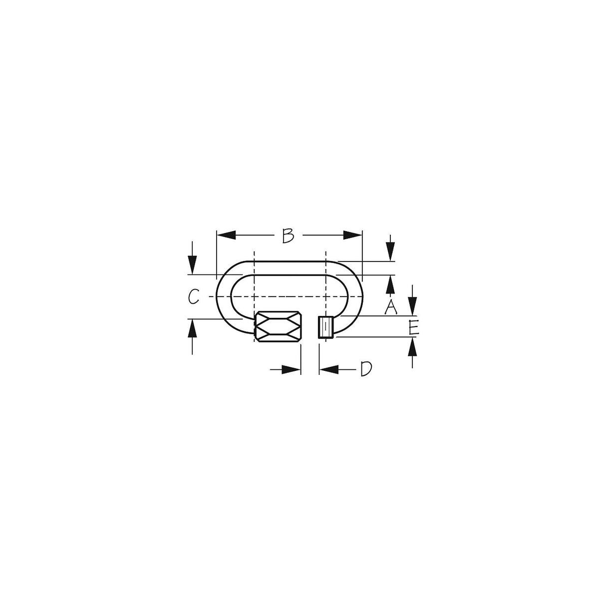Sea-Dog Line Sea-Dog 1530051 Quick Link 1-15/16" Stainless - 153005-1 - official Sea-Dog Line product image 3