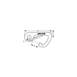 Sea-Dog Line SeaDog 155500 Spring Gate 4" Asymmetrical Snap Hook - 155500-1 - official Sea-Dog Line product image 3